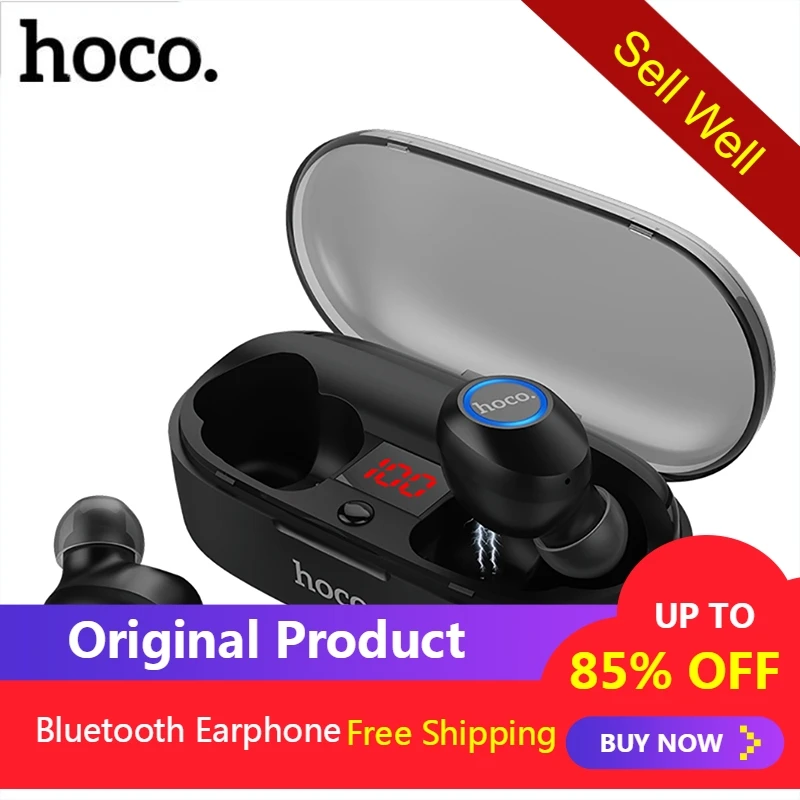 

HOCO ES24 Original Bluetooth Earphone Wireless Hands-free Headset Mini In Ear Joyous Sound Bluetooth 5.0 Earphones Newest