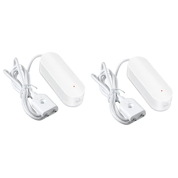 

TUYA Smart Water Alarm Sensor WiFi Water Leak Detector Overflow Flood Leakage Alerts Remote Monitor Leak 2 Set