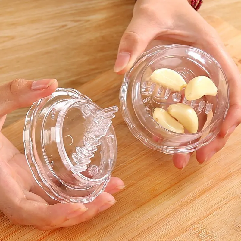 

Manual Portable Garlic Press Device Plastic Box Twist Peeler Lemon Zester Ginger Presses Crusher Grater Spice Grinder
