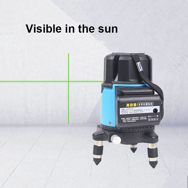 Rechargeable Laser Level Rotate 360 degree Automatic Leveling Measurement Instrument 2/3/5 Lines Cross Line Floor Wall Tool