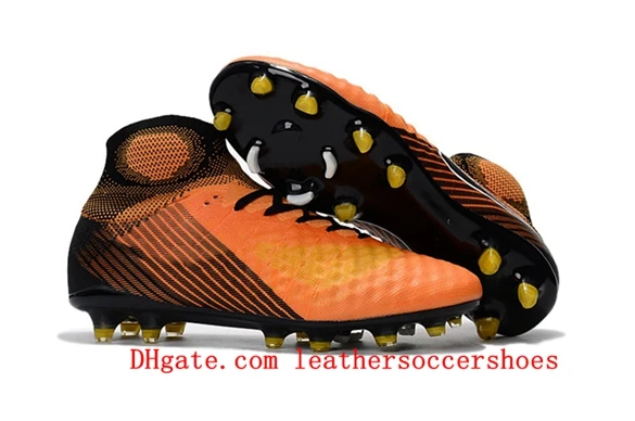 magista футбольные бутсы мужские футбольные бутсы magista obra II FG AG золотые высокие ботильоны chaussures de футбольные бутсы с acc botas d - Цвет: 2