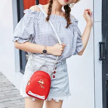 Sheng chuang beauty, летние новые товары, сумка через плечо, ручная работа, подходящая по цвету, мини для женщин, студентов, лебедь, маленький B