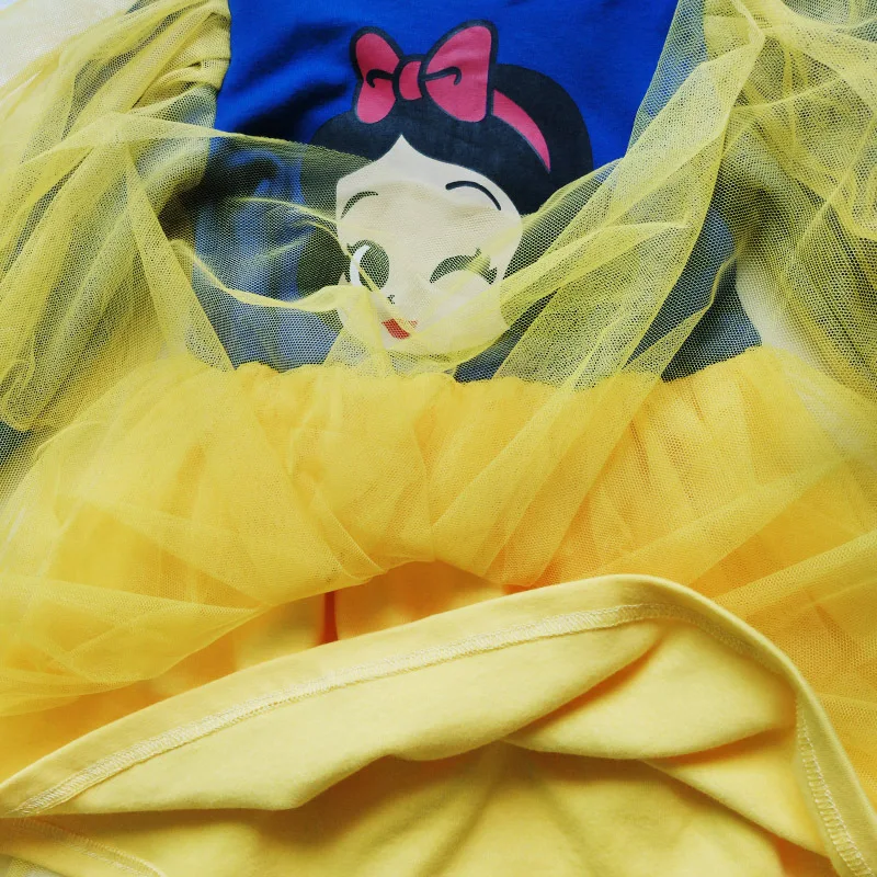 Thunderers Spring Autumn Kids Princess Dress For Girls Halloween Clothes Printed Cartoon Children Party Dress Girl Dresses