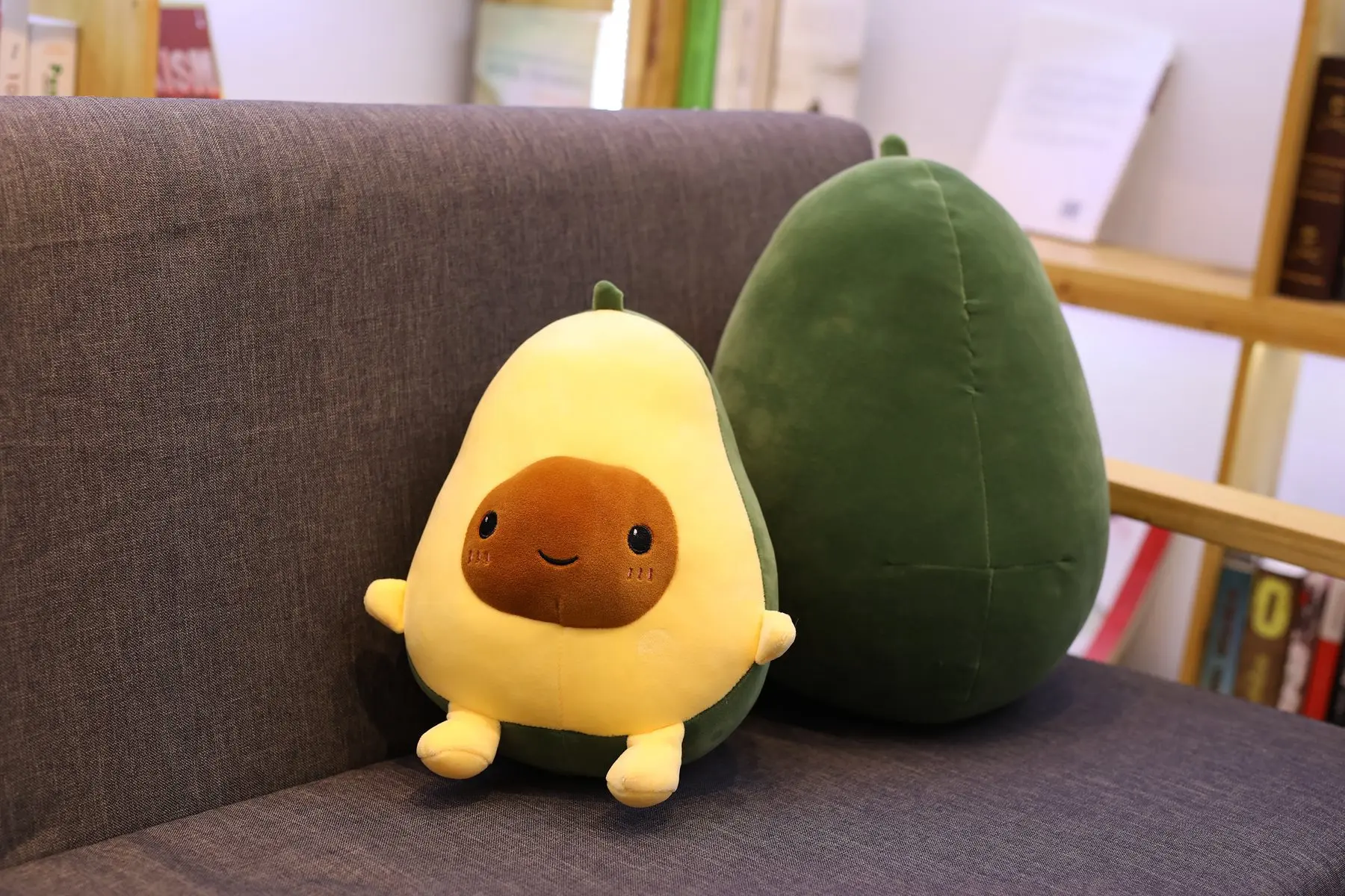Платформа Горячая Распродажа Креативные 3D лицо авокадо плюшевые игрушки подушка