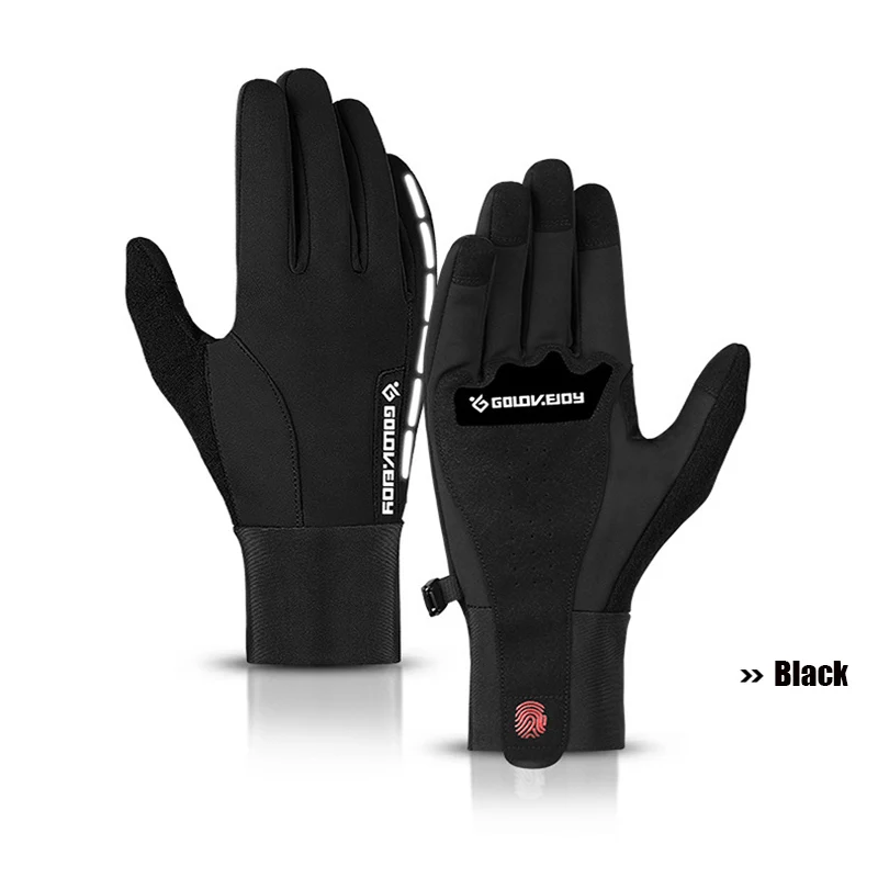 Велосипедные перчатки зимние мужские и женские плюс бархатные толстые теплые и ветрозащитные водонепроницаемые с сенсорным экраном для спорта на открытом воздухе лыжные Нескользящие