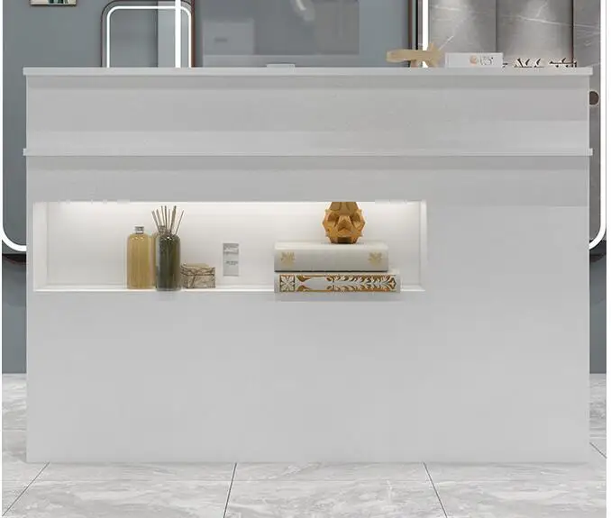 Bar counter Cashier counter simple modern shop small clothing beauty salon barbershop hair salon reception desk