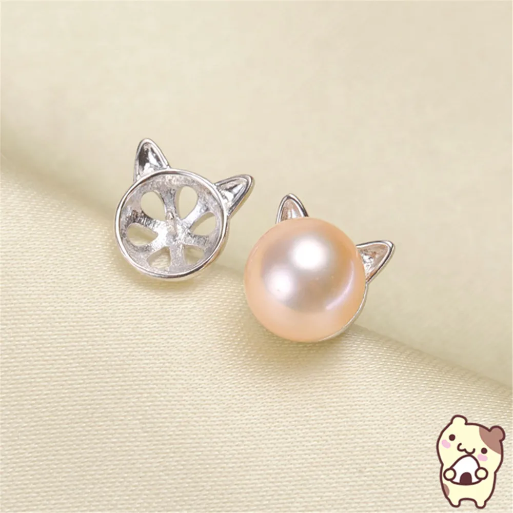 

HOT Pearl Earrings Mountings, Earrings Findings Settings Jewelry Parts Fittings Drop Earrings Accessories,Free Shipping 2019E008