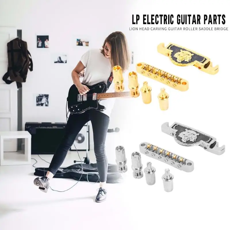 6 мм Регулируемая LP резьба электрогитара Tune-O-Matic роликовая дугообразная рамка снасти прочные необходимые инструменты гитарные гаджеты