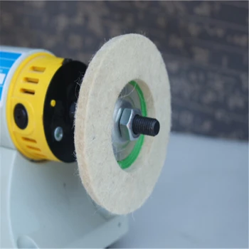 

Car Wool Felt Polishing Pad Disc Angle Grinder Tool for Metal Stainless Steel/Glass Polishing Universal