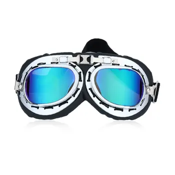 

Glasses Sport Racing Off Road Motocross GlassesVintage Unisex Anti-UV Motorcycle Scooter Pilot Goggles