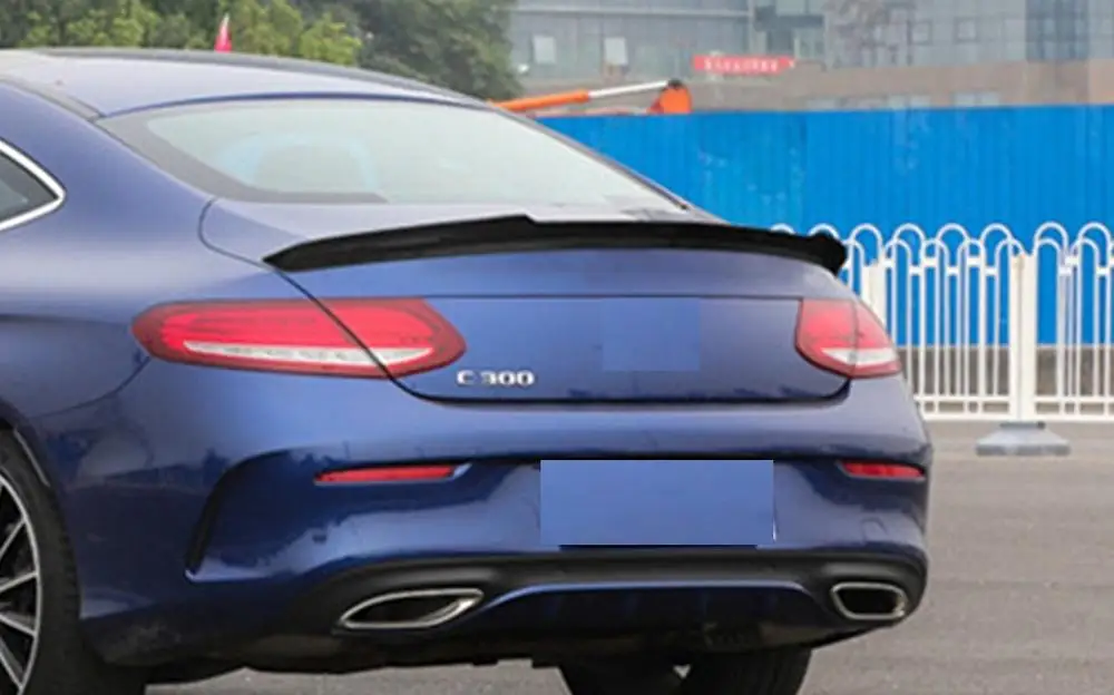 

Carbon Fiber Rear Trunk Spoiler Wing for 2015-2019 Mercedes-Benz W205 C200 C180 C300 Type P