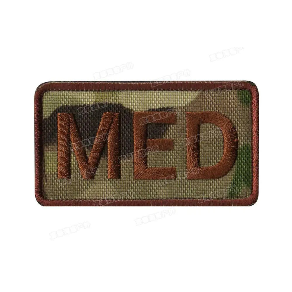 ПВХ Светоотражающая медицинская нашивка IR MED для поддержания боевого духа патчи тактический боевой EMT эмблема полосы ткань для аппликации эмблемы с вышивкой
