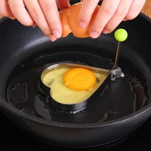 LHX креативные четыре формы из нержавеющей стали жареная форма для яичницы заливная форма для блинов дома DIY для завтрака яйцо сэндвич кухонные принадлежности для выпечки 1129a