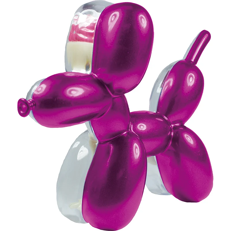 MiniPeachRedBalloonDog4dMasterPuzzleAssemblingToyPerspective