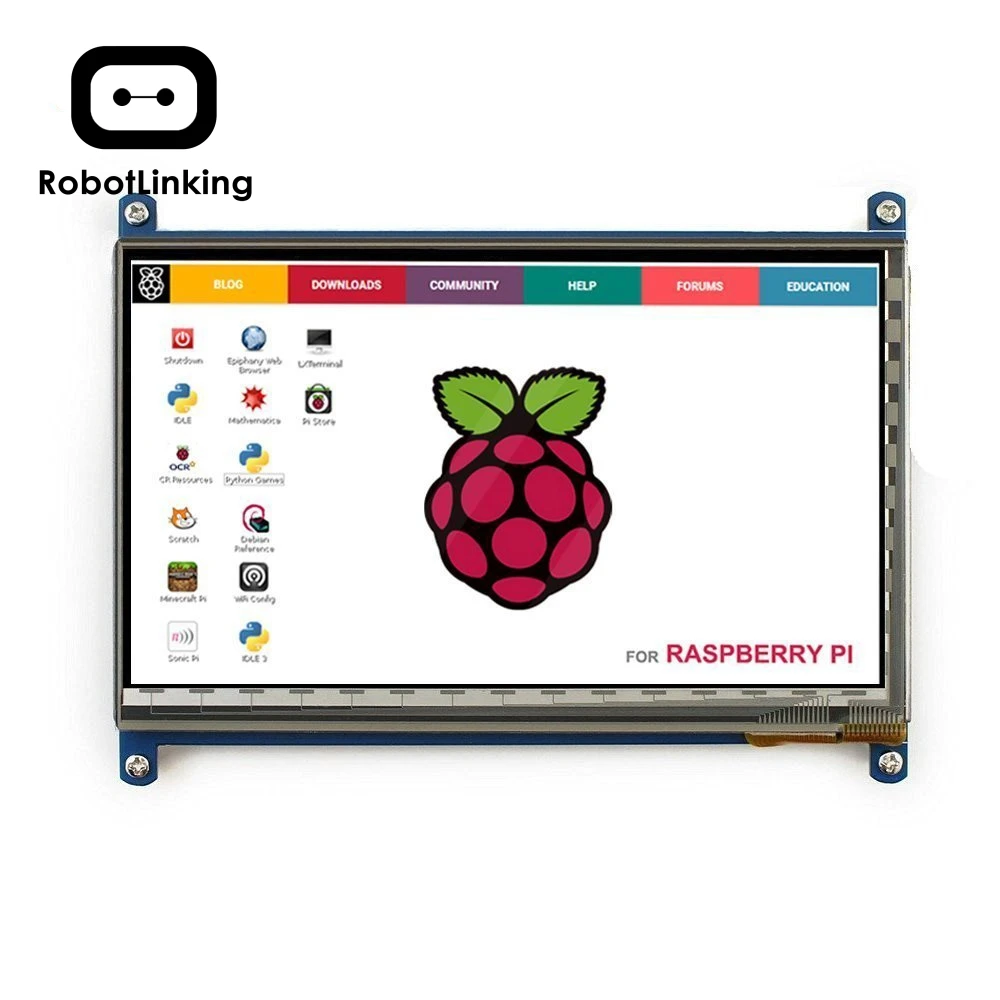 HDMI Display Monitor 7 Inch 1024X600 HD TFT LCD with Touch Screen for ...