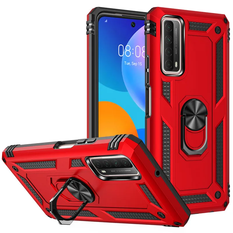 

for Huawei Y7A 2020 Case Magnet Car Ring Stand Holder Cover for Huawei Huaweiy Huawei Y7A Y 7A Y7 A Coque Funda