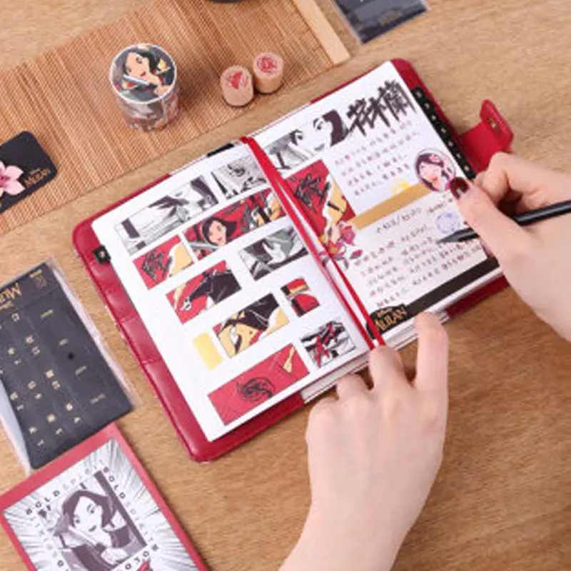 kinbor Series Mulan Planner Stationery Gift Box 2020 Handbook 1 Set Notebook Schedule Planner a6 Notepad kinbor Series Mulan Planner Stationery Gift Box 2020 Handbook 1 Set Notebook Schedule Planner a6 Notepad