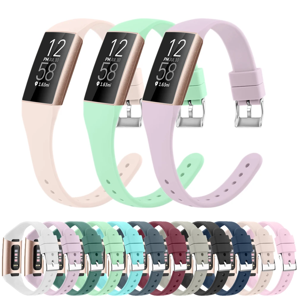 

Slim Silicone Strap For Fitbit Charge 4 3 Band Sports Bracelet Wristband Watchband For Fitbit Charge 3 4 3 SE Correa Accessories