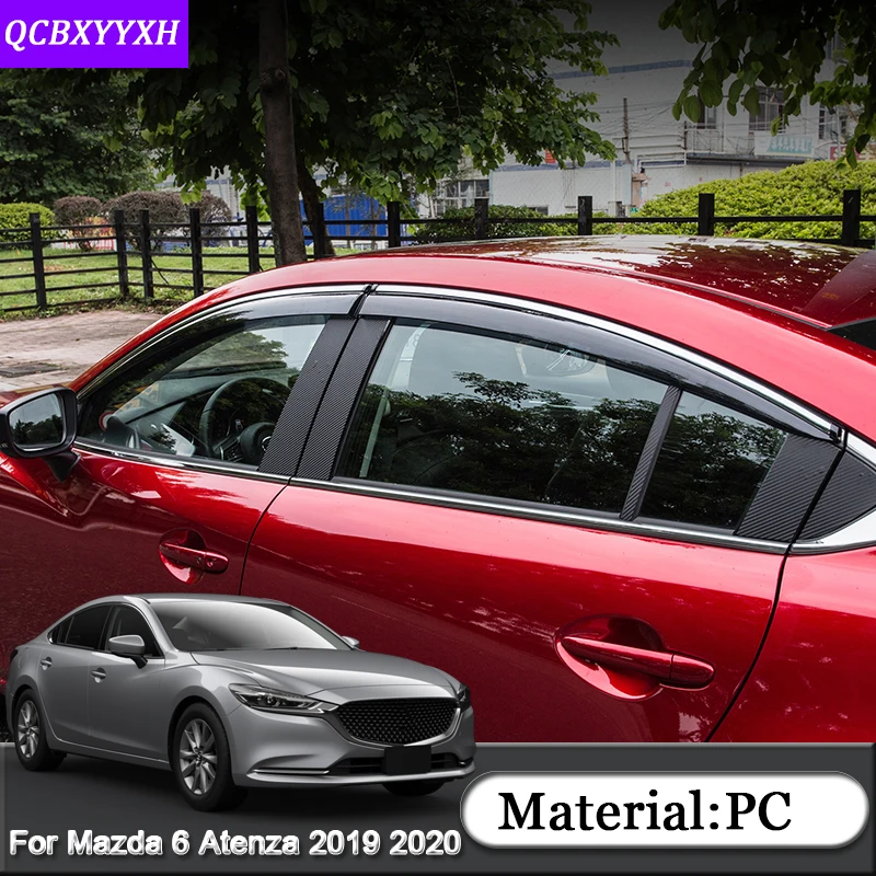 Для Mazda 6 Atenza 2019 2020 автомобильный Стайлинг 4 шт. автомобильные тенты прикрытие