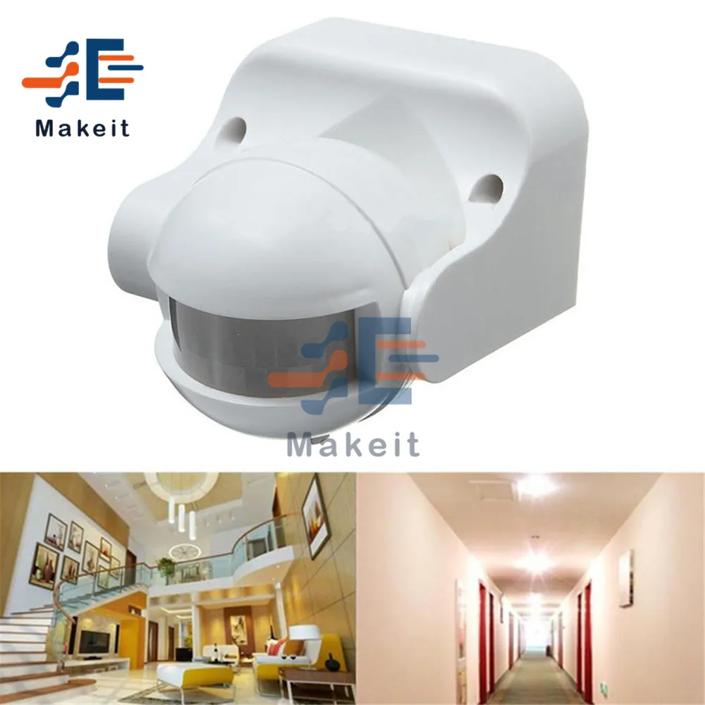 รูปสินค้า เครื่องตรวจจับการเคลื่อนไหว PIR กลางแจ้ง แม่นยำ IP44