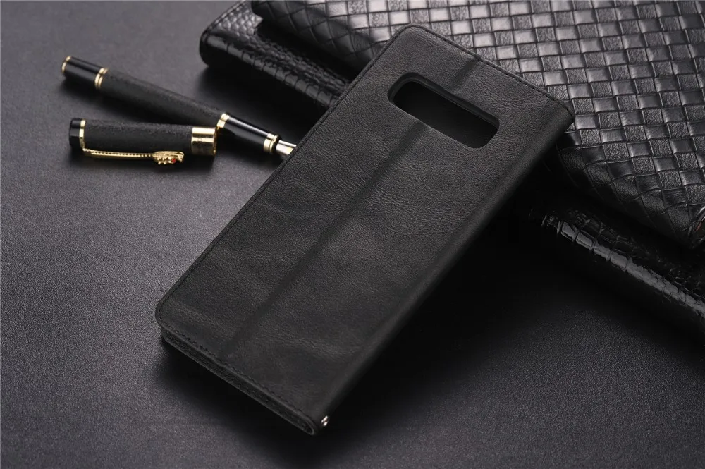 Магнитный кожаный чехол-книжка в стиле ретро для samsung Galaxy S8, S9, S10 Plus, S10e, Note 9, S7 Edge, чехол-кошелек, слот для карт, подставка