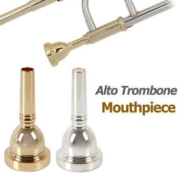 

6.5AL Alto Trombone Mouthpiece Copper Alloy Material Silver / Gold Colors Optional Suitable for trombone professional