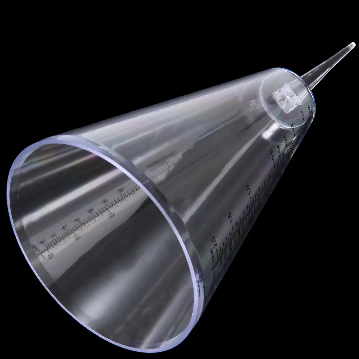 Cone Rain Gauge Measurement Ground Spike Precipitation Garden Yard Rainfall Measuring Tools