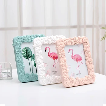 

Creative Modern 7-inch American 3D Butterfly Flower Set Photo Frame Couples Like Frame Table Set Children's Picture Frames