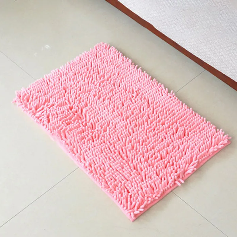 High Quality Green Thick Chenille Bedroom Kitchen Living Room Carpet Bathroom Door Non-slip Mat Free Teapot