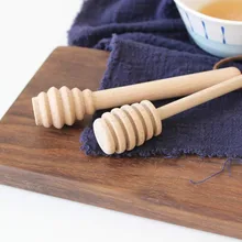 Палочка для меда-медведя, палочка для меда из цельного дерева, палочка для перемешивания, длинная ручка для бука, палочка для меда с длинной ручкой