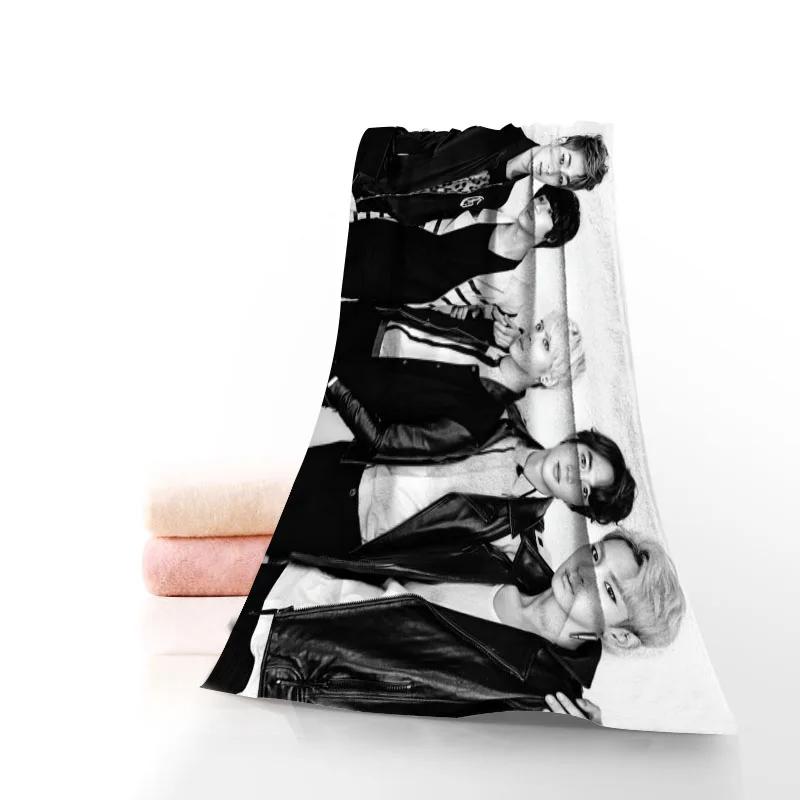 

SHINee Towel Printed Cotton Face/Bath Towels Microfiber Fabric For Kids Men Women Shower Towels 70X140cm