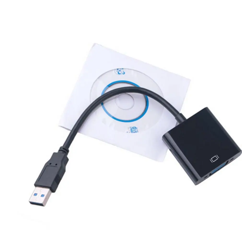 Usb в Vga конвертер проектор конверсионная линия Vga в Usb кабель для передачи данных Usb3.0 в Vga внешняя видеокарта