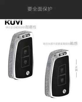 

2 Button Luxury Diamond Car Remote Key Fob Shell Cover Case For Nissan X-Trail Juke Qashqai Micra Pulsar 14 15 16 17 18 years