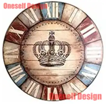

top popular 5d diamond painting full Crown clock 5d diamond mosaic clock 5d diamond embroidery full set clock Crown wall sticker