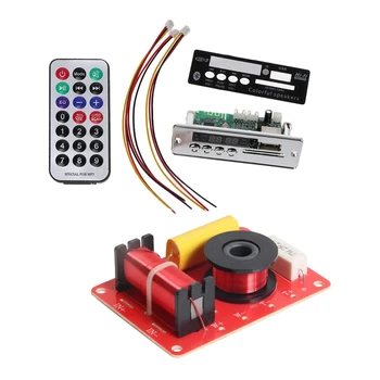 

2 Pcs Accessories: 1 Pcs Bluetooth Mp3 Decoder Board Decoding Player Module & 1 Pcs 130W Speaker Crossover 2 Way High-Low 8 Ohm