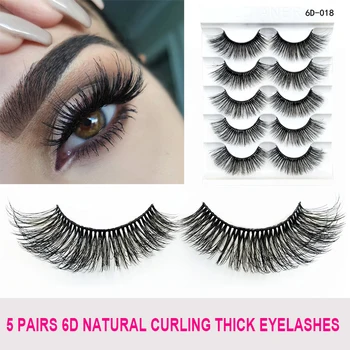 

6D False Mink Eyelashes Soft Natural Cross Curling Multi-layer Stereoscopic Fake Eye Lashes Make Up Handmade Eye Makeup Tools
