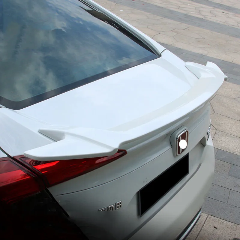 Стайлинг автомобиля подходит для Honda 10th Gen Civic sedan 2016 2019 жемчужно белый и глянцевый