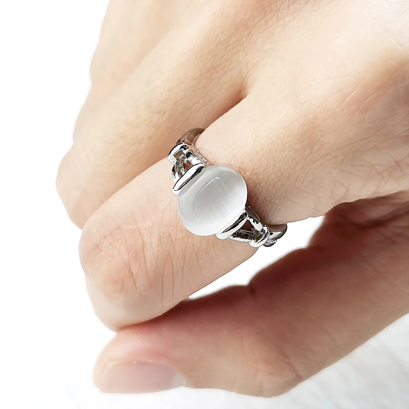 Anillo Circonita Anillo De Oro Blanco 18k LIESON Para Mujer - Solitario Elegante Con Circonita Cúbica, Ideal Como Regalo Joyería Oro Blanco