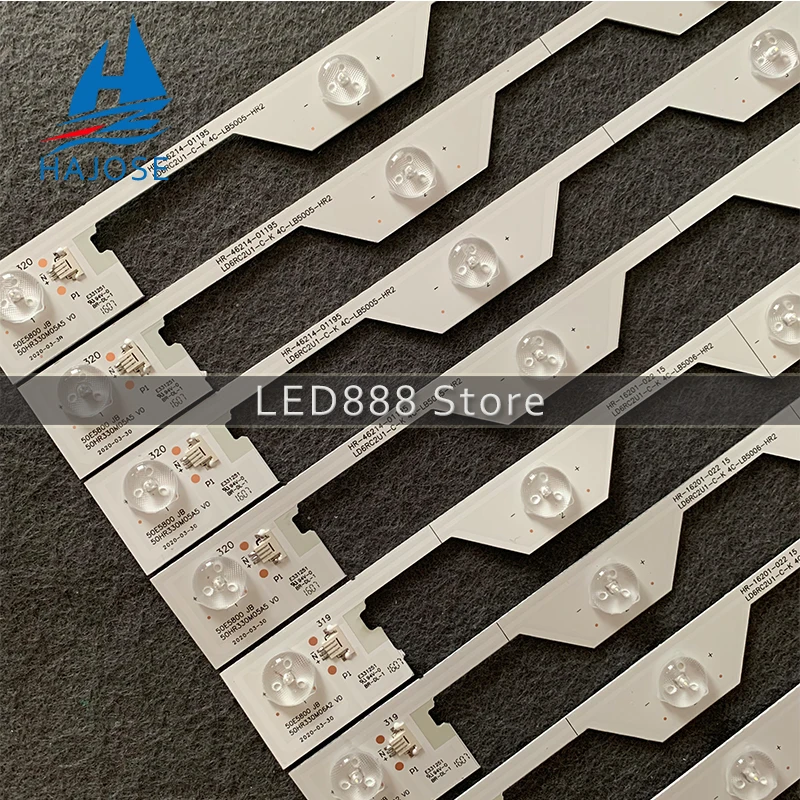 Kit Barres LED Rétroéclairage Pour TV Hitachi 50C61, LT-49MA875, LED49D05A/B