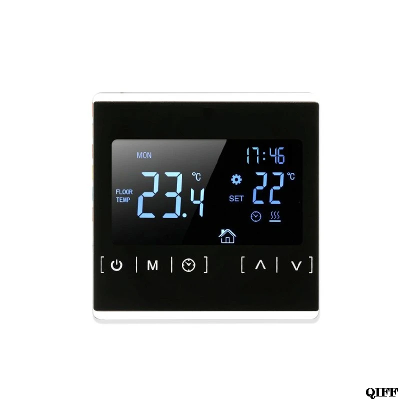 

LCD Touch Screen Thermostat Electric Floor Heating System Water Heating Thermoregulator AC85-240V Temperature Controller