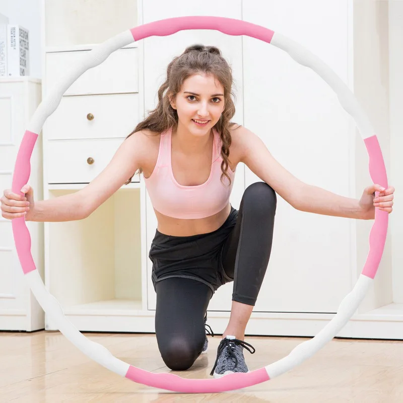 Fitness Hoop Detachable Waist Slimming Female Sport Hoop Weight Loss Circle Yoga Gym Equipment Home Exercise Bodybuilding