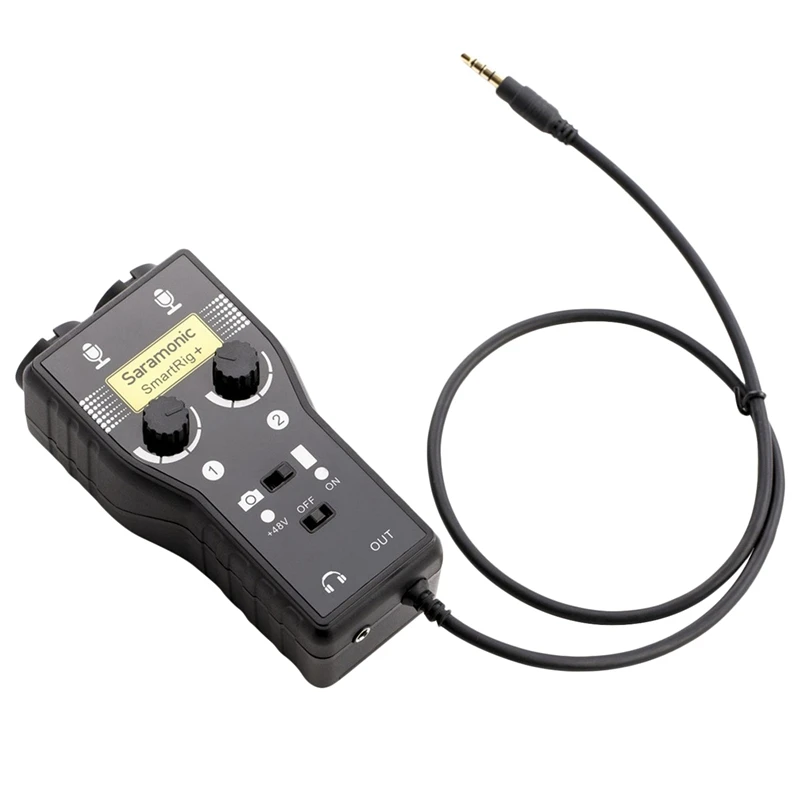 

Saramonic Smartrig+ Xlr/3.5Mm Microphone Audio Mixer Preamp and Guitar Interface for Dslr Camera Iphone 7 7S 6 Ipad Ipod Xiaomi