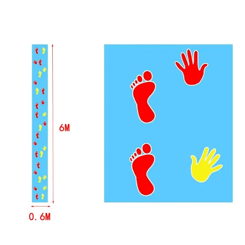 

Outdoor Training Hands and Feet Game Pad Team Expand Props Group Building Fun Game Pads Children Kids Games Toy Mat