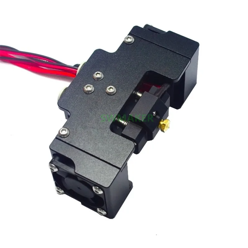 Детали 3D-принтера обновленные E3D циклопы + двойной цвет 2 в 1 экструдер головка j-head с бесшовным вентилятором для 1,75 мм