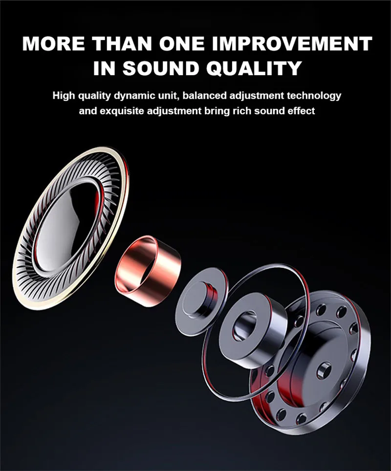 2020 Newest Mini Pro 4 TWS Bluetooth Headset HIFI Sports Music Headset for for All Smart Phones