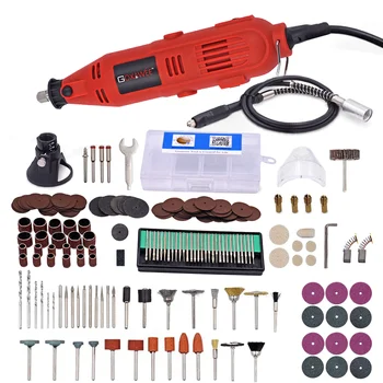 

GOXAWEE 220V Electric Mini Drill Rotary Tool Electric Engraver Grinder Power Tools Dremel Mini Electric Drill Rotary Tools