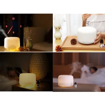 

500ml Humidifier Oil Diffuser Aromatherapy Machine Mini Fragrance Lamp Home Essential Oil Diffuser Car Air Freshener Ultrasonic