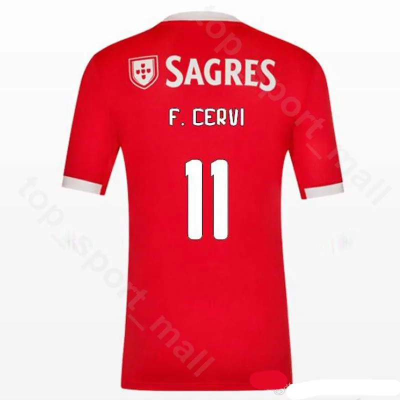 19 20 Benfica Футбольная Футболка JONAS JOAO FELIX взрослая футболка PIZZI SEFEROVIC SALVIO Home Out футбольные футболки - Цвет: home