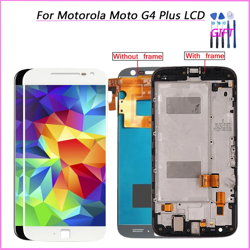ЖК-дисплей для Motorola Moto G4 Plus XT1644 1640 Замена ЖК-экрана XT1641 1625 сборка | Мобильные