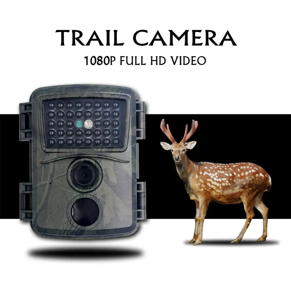 

Hunting Trail Camera 12MP 1080P PIR IR Wildlife Scouting Cam Night Vision Wildlife Chasse Cameras Surveillance 0.8s Trigger Time